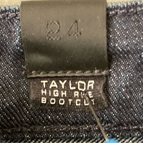 VINCE high rise Taylor jeans denim bootcut size 24 - Picture 7 of 11